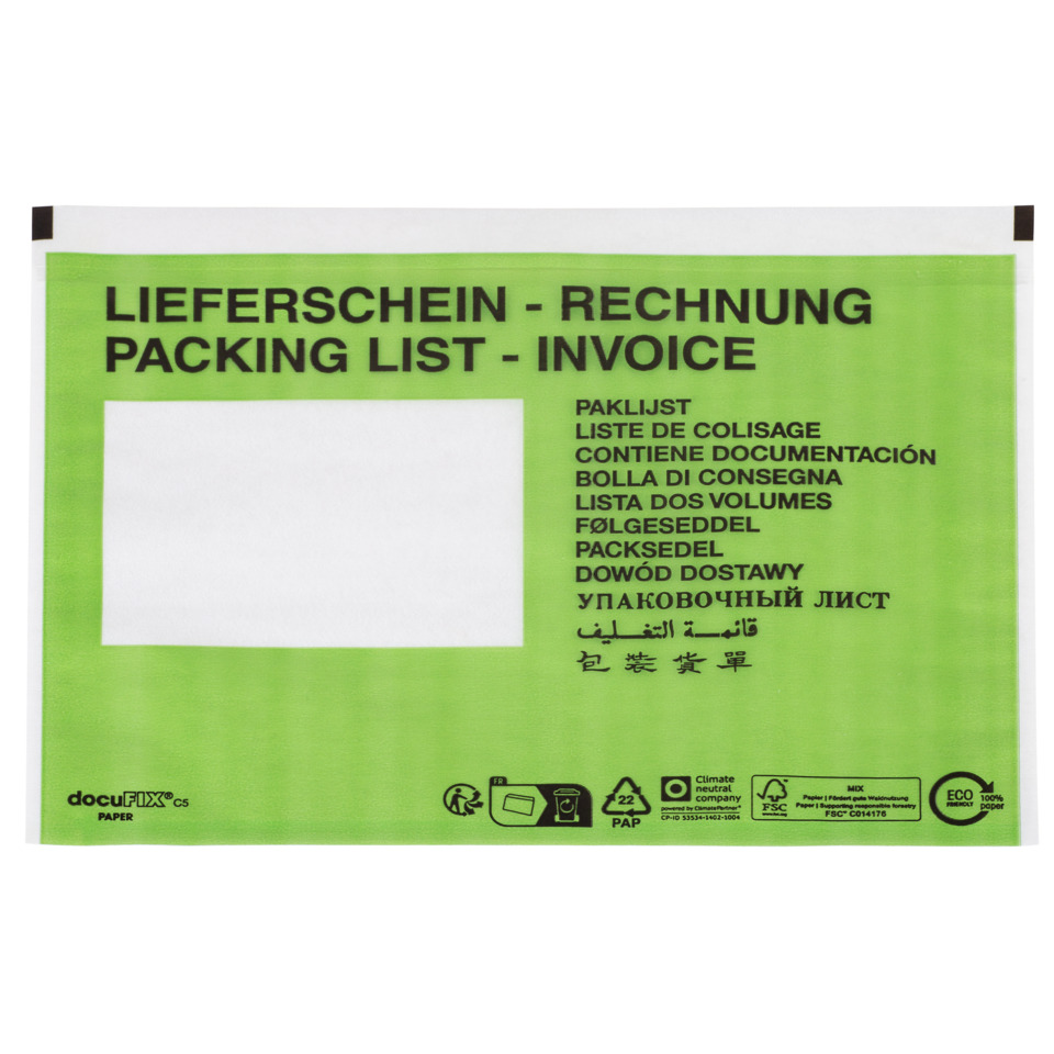 Verpackung, Packliste, Rechnung, Grün, Papier