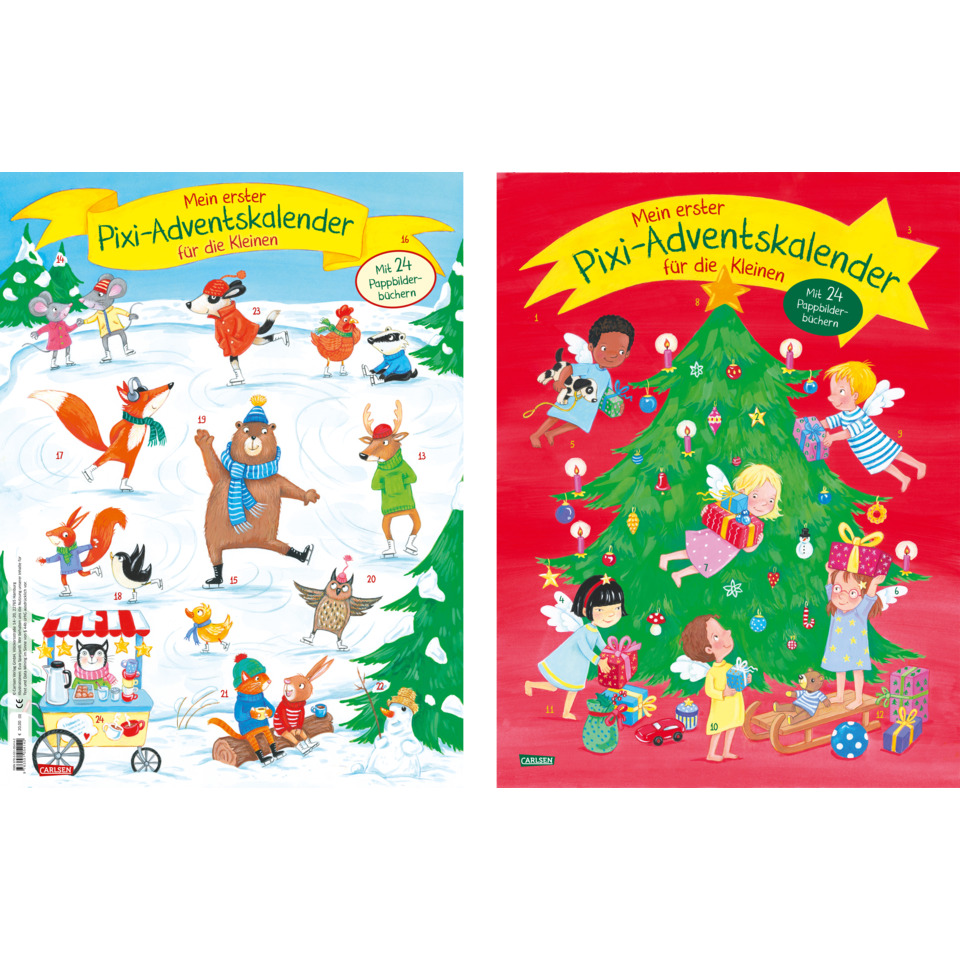 Adventskalender, Pixi, Kleinkinder, Winter, Illustration