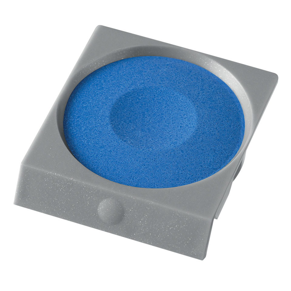 blue sponge, scoop mold, kitchen tool, silicone sponge, gray base