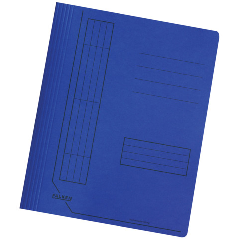 Schnellhefter Karton, A4, 240g/m², intensiv dunkelblau FALKEN 11287554