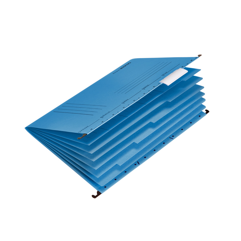 Akkordeon, Papier, Blau, Ordner, falzlos