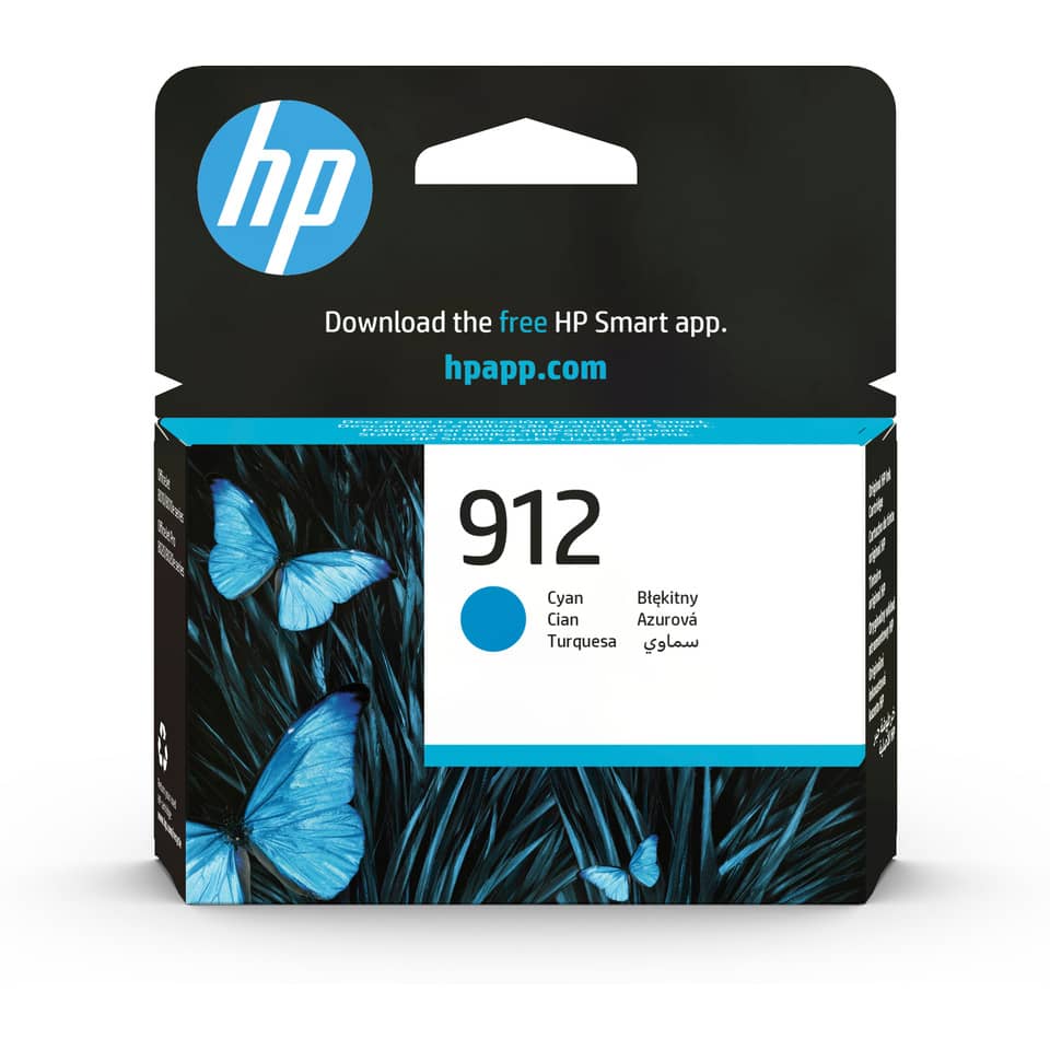 Tintenpatrone, HP Druckerpatrone, Cyan, 912, Drucker Zubehör