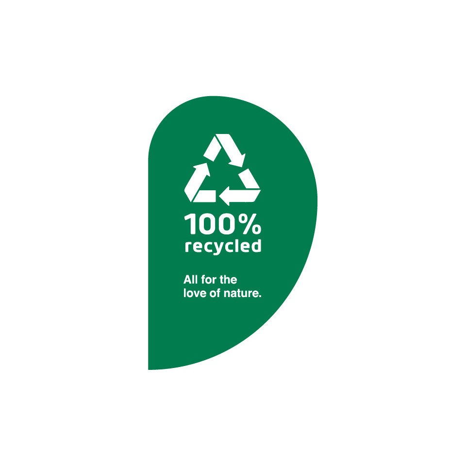 recycled, 100% recycled, grün, ökologisch, Label