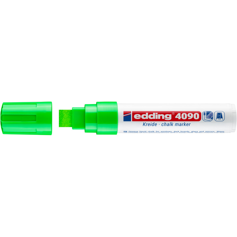 Kreide-Marker, grüner Marker, Kreidemarker 4090, Flüssigkreide, Kreativmarker