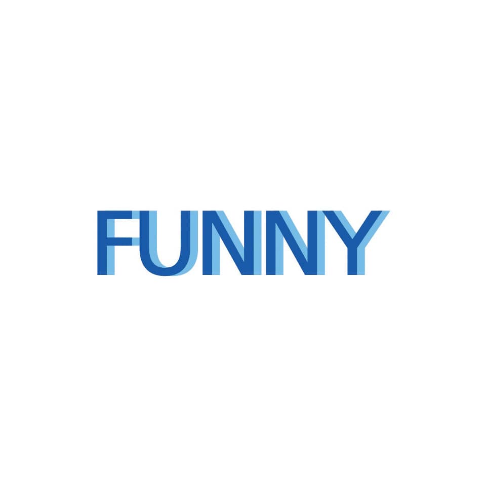 logo, text, funny, blue, wordmark