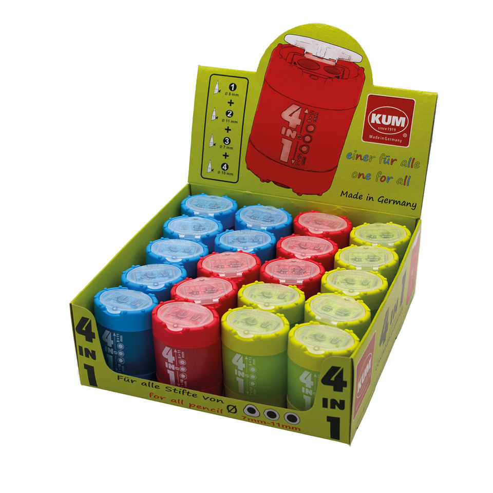 Dosenspitzer KlickKlack 4 in 1   Staubverschl. KUM 102.83.21 Dosenspitzer KlickKlack 4 in 1   Staubverschl. KUM 102.83.21