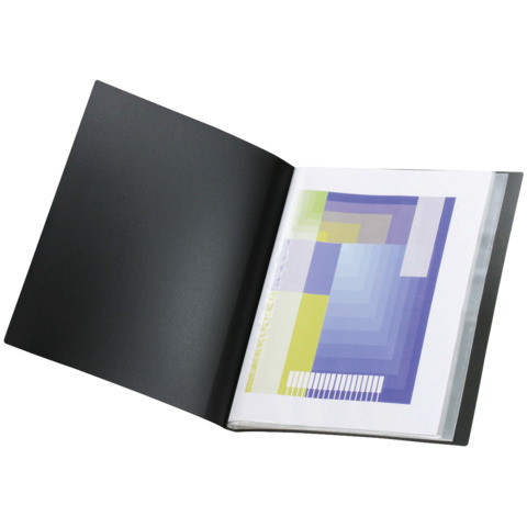 Sichtbuch, A3 hoch, 20 Hüllen, schwarz Q-CONNECT KF15390
