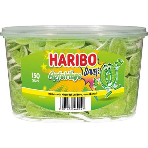 Fruchtgummi Saurer Apfel, 150 Stück HARIBO 140962006