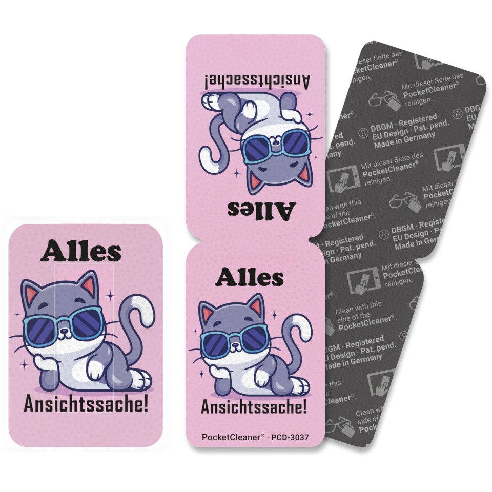 Katze, Karte, Rosa, Katze mit Sonnenbrille, Design