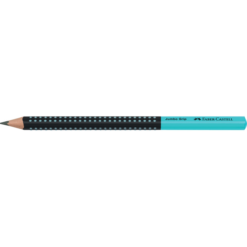 Bleistift, HB-Bleistift, Bleistift mit Radiergummi, Punkte Muster, Jumbo Grip