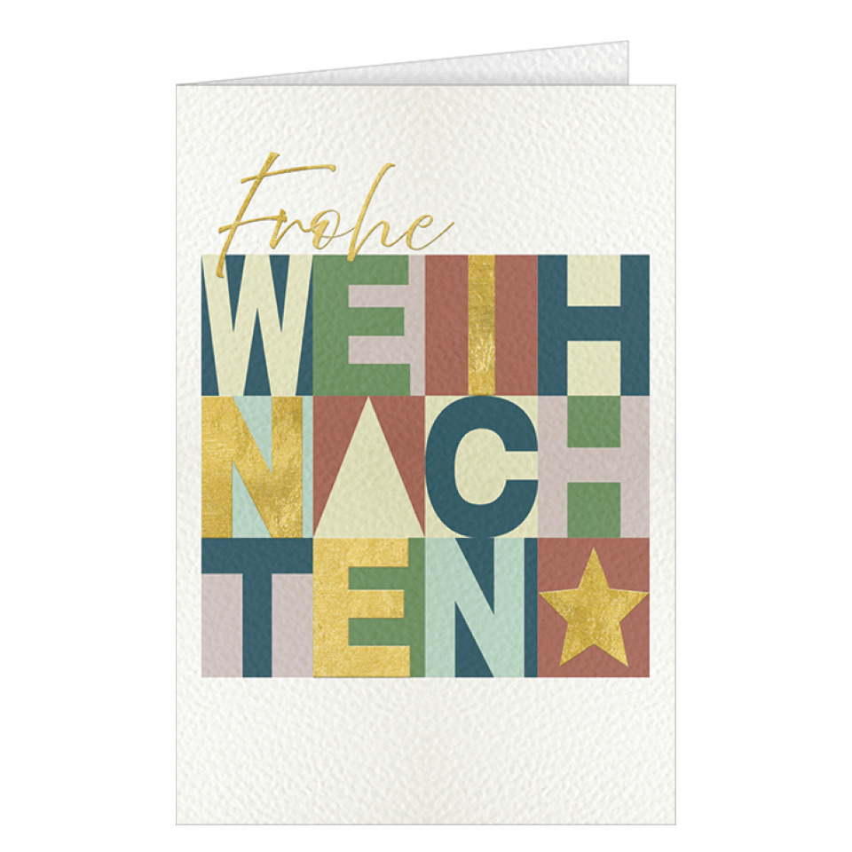 Grußkarte, Wochenende, Weihnacht, Weihnachtskarte, Stern