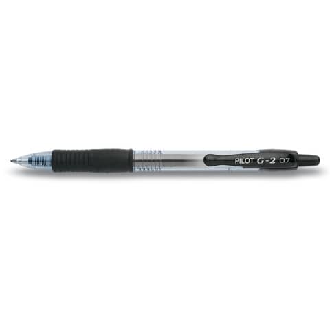 Gelschreiber G2-7, 0.7mm (M), nachfüllbar, dokumentenecht, schwarz PILOT 2605001