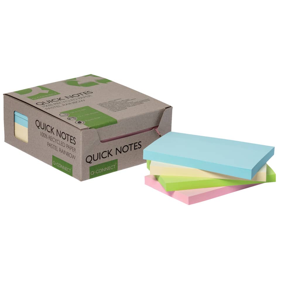 Notizpapier, Post-it, Pastellfarben, Klebepunkte, Recyclingpapier