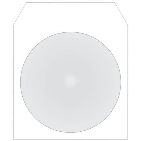 CD Papierhülle 50 Stück weiß MEDIARANGE BOX65
