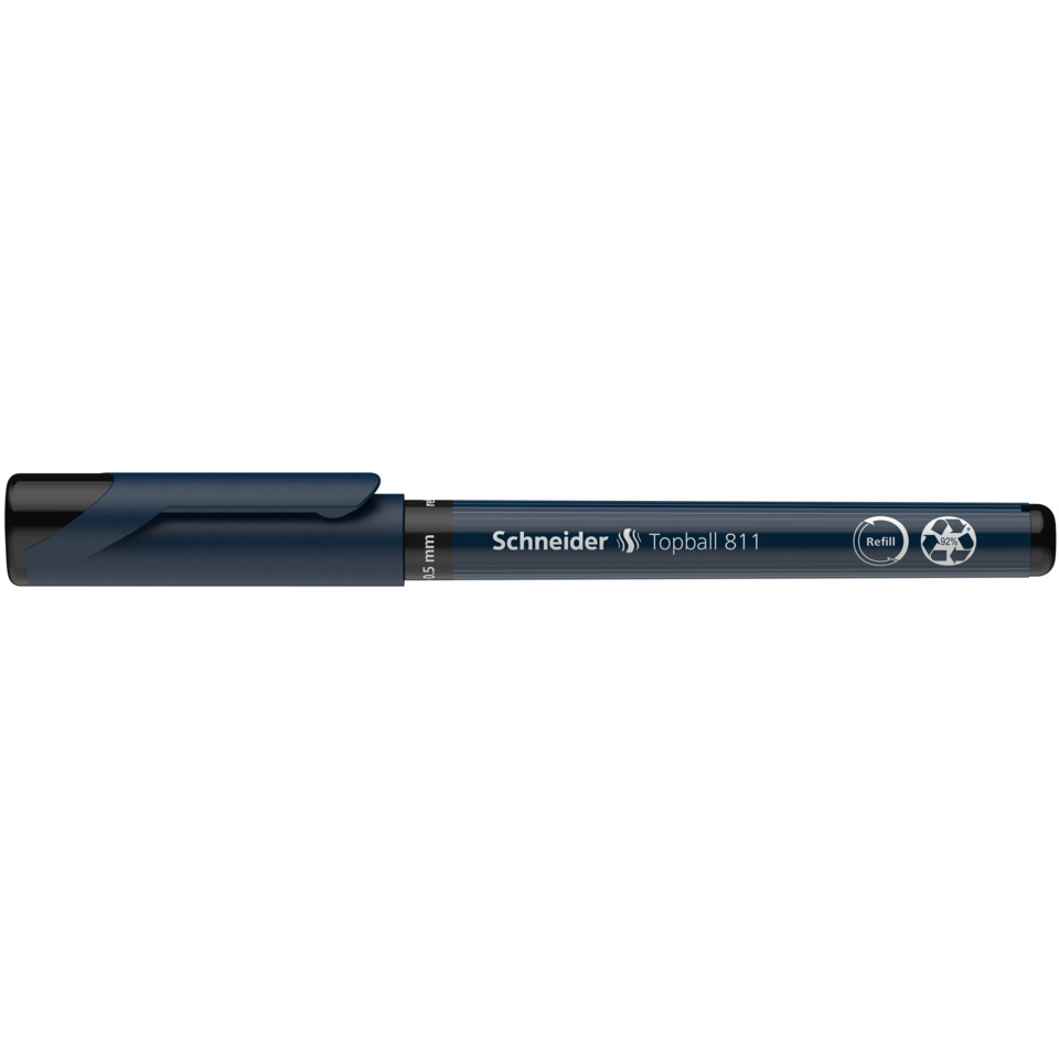 Fineliner, Topball 811, Kugelschreiber, Blau, Schneider