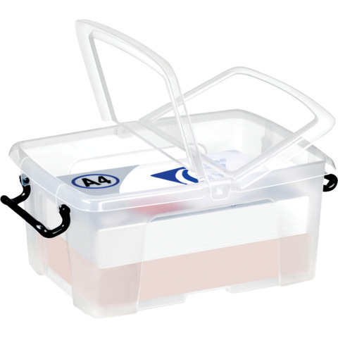 Aufbewahrungsbox Strata, 12l, transparent STRATA 2006710110