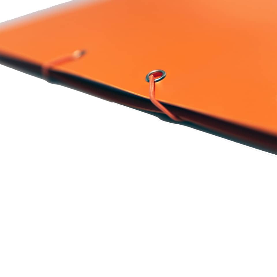 orange, canvas, Öse, Ösen, genäht