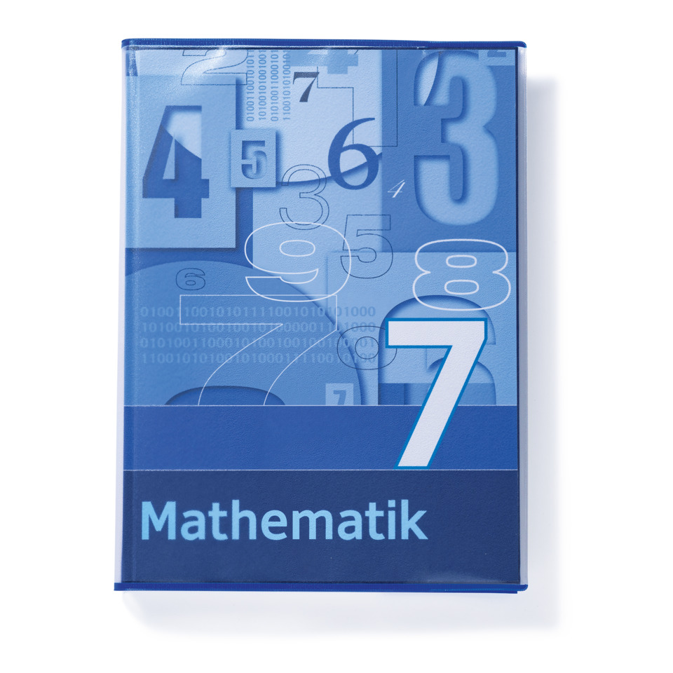 Mathematikbuch, Schulbuch, Klasse 7, Numpattern, Blue cover