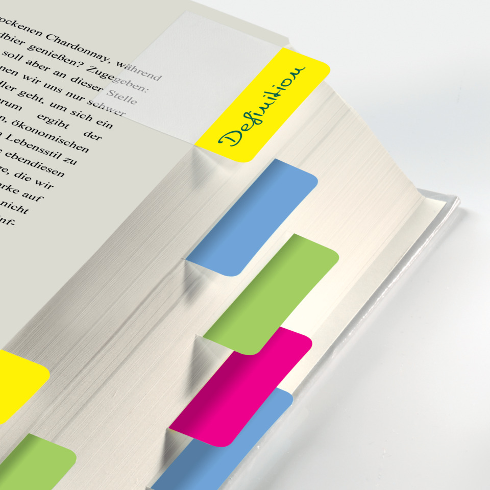 Buch, Notizbuch, Lesezeichen, Tabs, Farbige Tabs