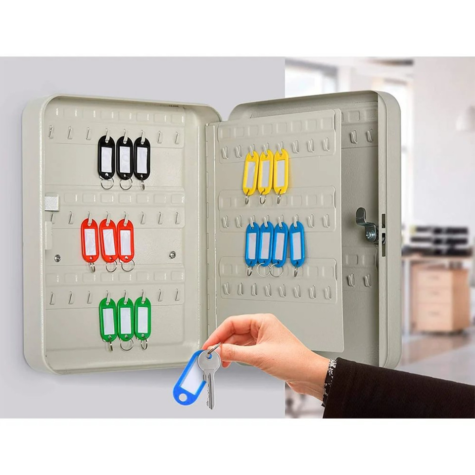 Schlüsselablage, Schlüsselorganizer, Schlüsselkasten, Schlüsseletiketten, bunte Schlüssel