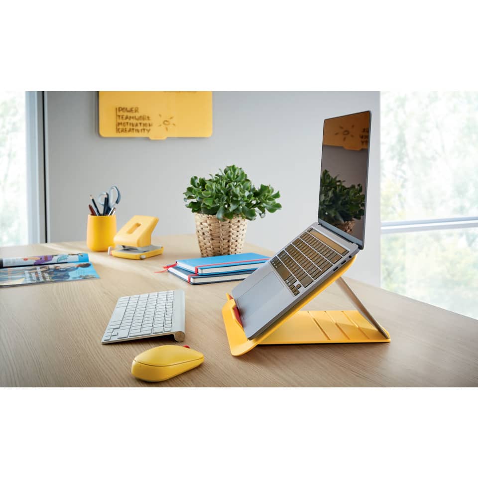 Laptophalter, Laptop, Gelb, Schreibtisch, Arbeitsplatz-Zubehör