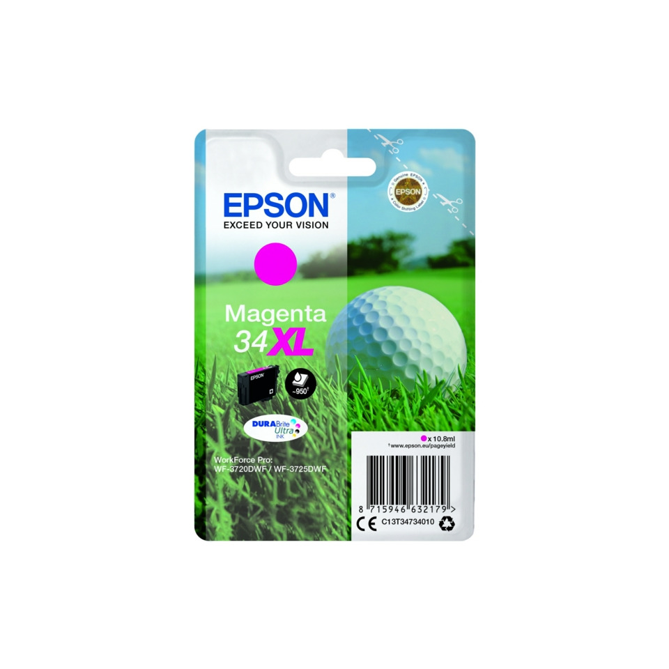 Druckerpatrone, Tintenpatrone, Magenta, 34XL, EPSON
