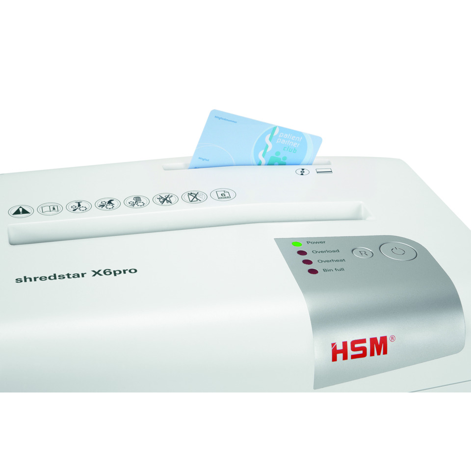Schredder, Papierschredder, A4-Papier, Bedienfeld, Laute Einheit, Schredder, X6pro, Papierschredder, Überlastung, HSM