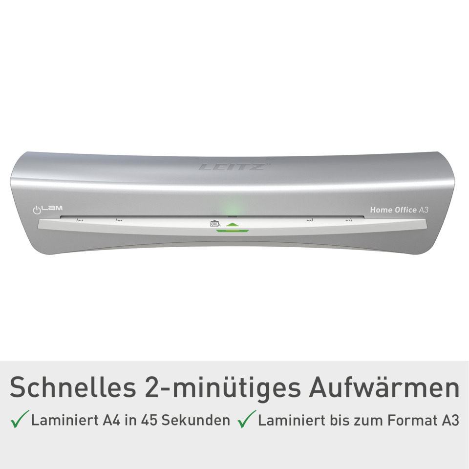  Laminator, Bürogerät, A3, silber, Bedienfeld