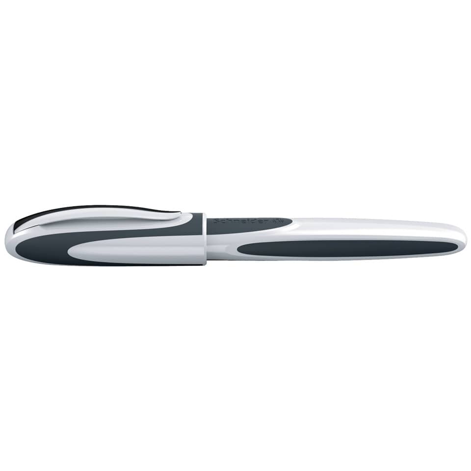 Cuticle-knife, Nagelknipser, Nagel-Schere, Maniküre-Stift, Deckel-Griff, Stift, Kugelschreiber, Schreibgerät, Grau, Weiß