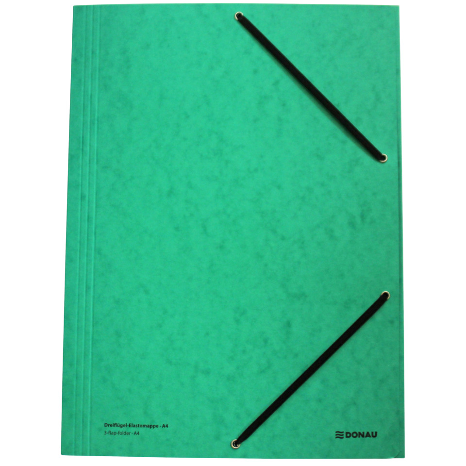 Ordner, Acetat, A4, grün, Elastomappe