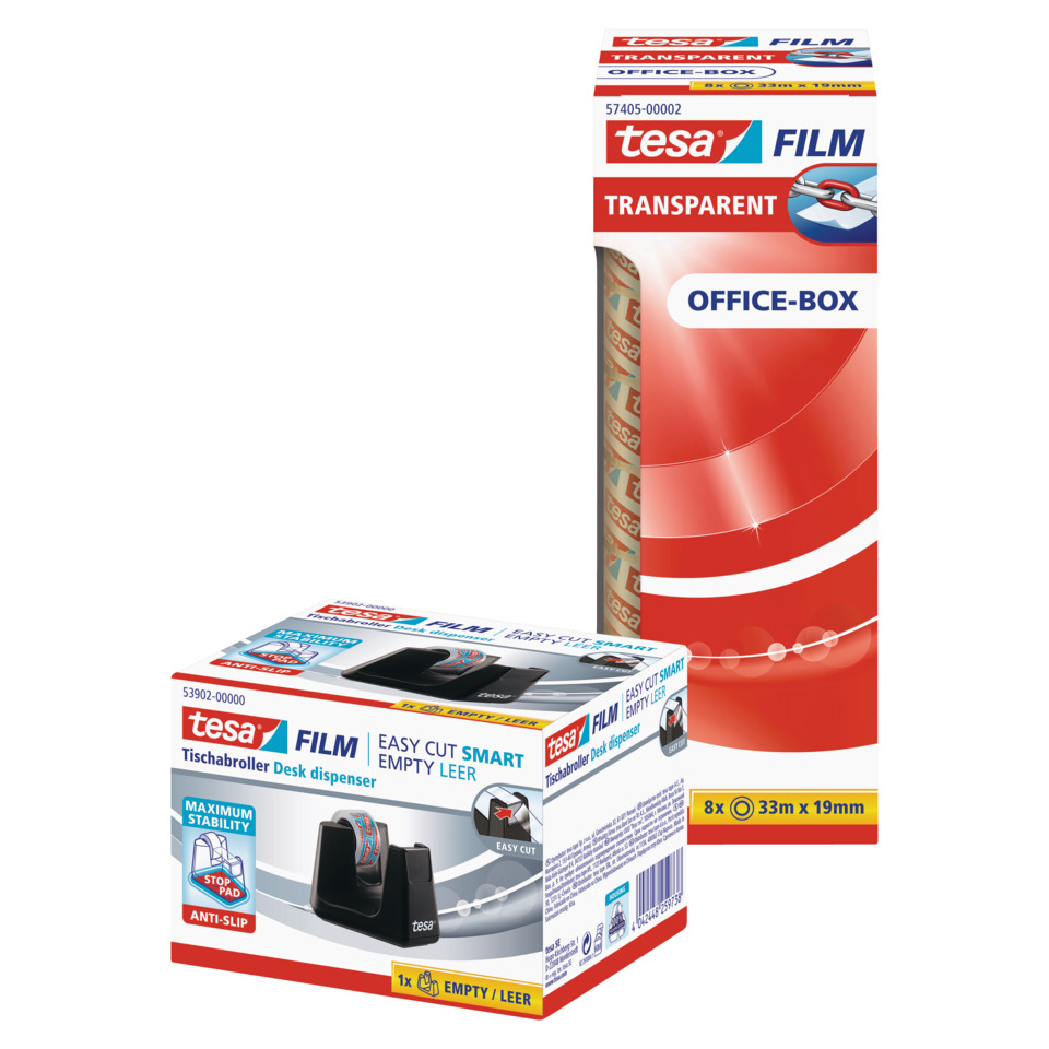 office-box, film, transparent, desk-dispenser, Klebebandrollen