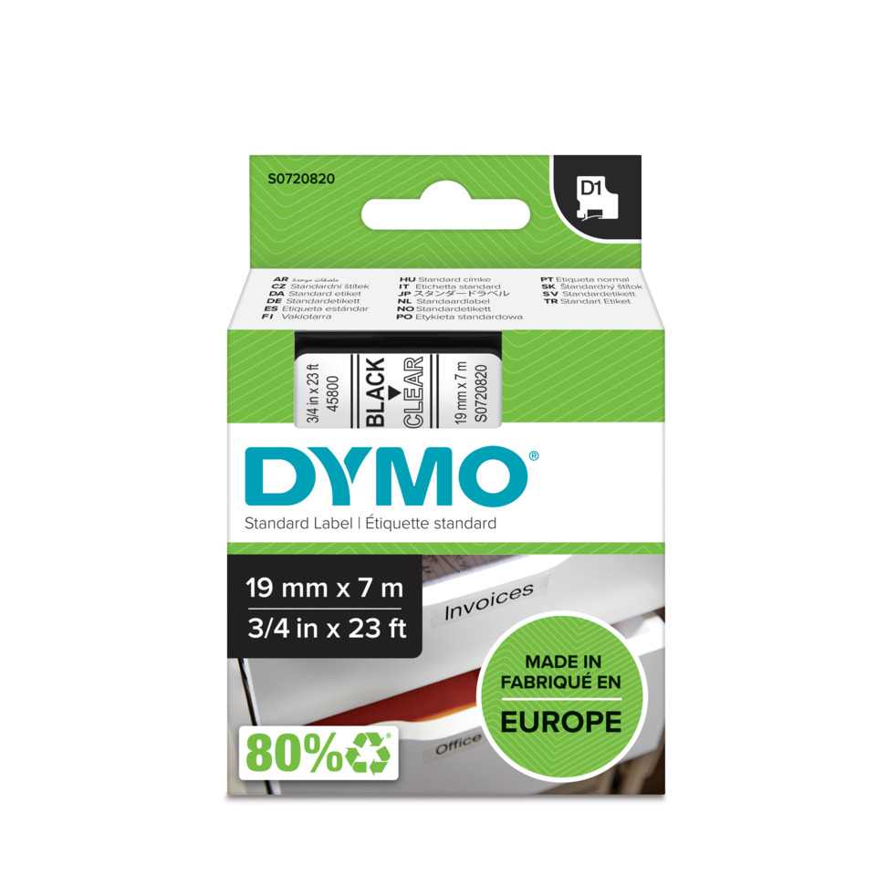 Kartusche, Etiketten, Schwarz, Weiß, Dymo