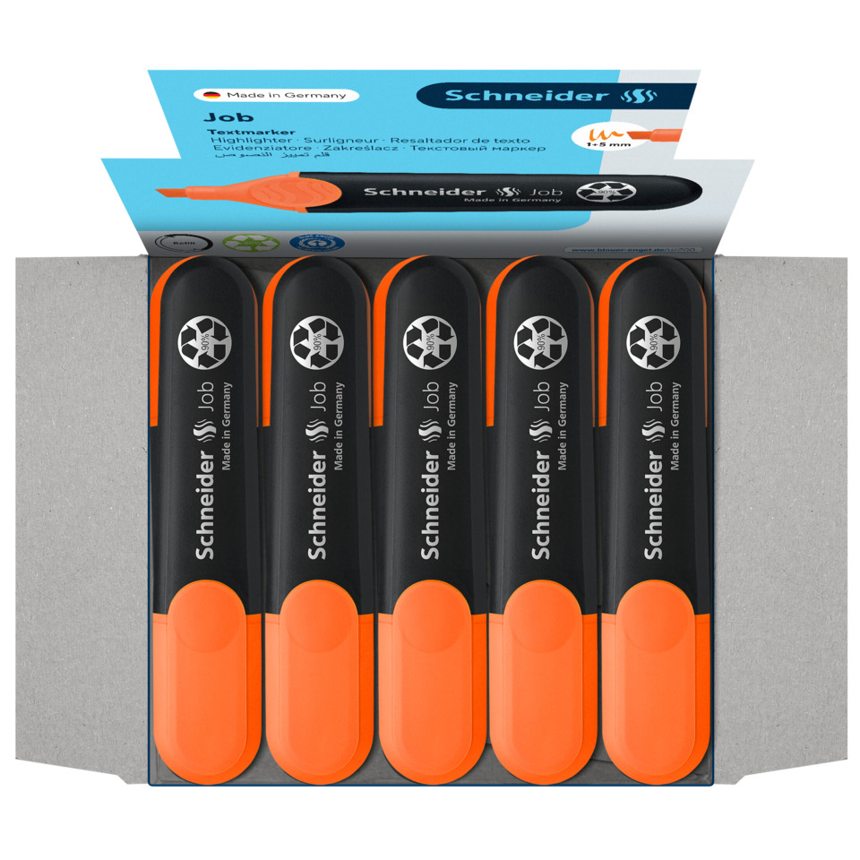 Textmarker, Marker, Highlighter, Schreiber, Set