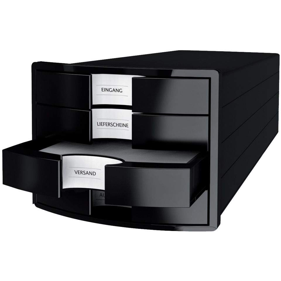 Schubladenschrank, Kassenschublade, Organisationsbox, Schwarz, Drucker-Organizer