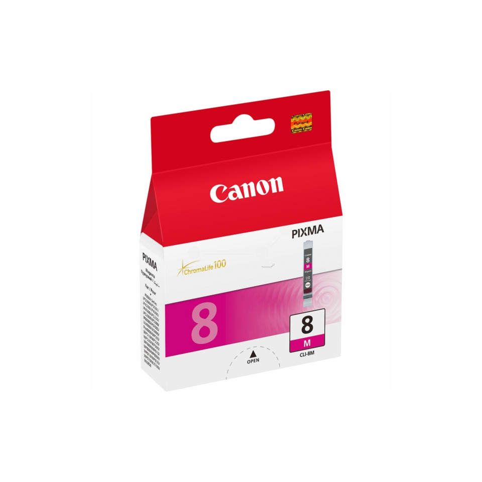Tintenpatrone, Canon PIXMA, 8ml?, Magenta Patrone, ChromaLife100