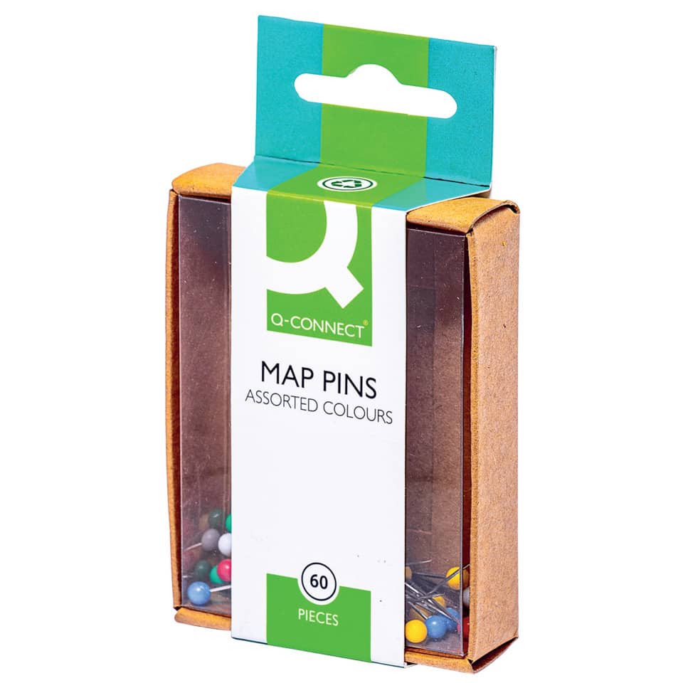 Mappins, Nadeln, Farbkarten, 60 Teile, Schachtel Verpackung