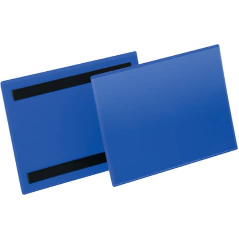 Kennzeichnungstasche magnetisch, A5 quer, PP, dokumentenecht, dunkelblau, 50 Stück DURABLE 1743 07