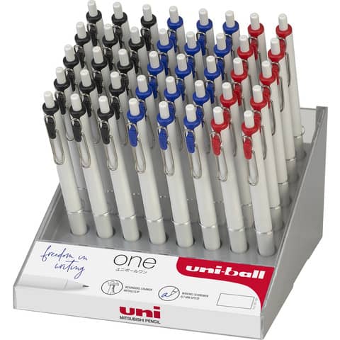 Gelroller ONE UMN-S, sortiert im Display UNI-BALL 242440