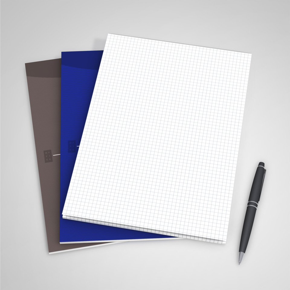 Notizblock, Gitterpapier, Notizblock, Papierblock, Papiervormat