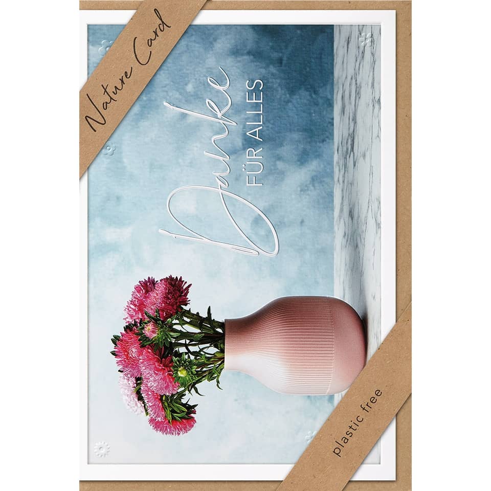 Grusskarte, Post, Blume, Blumen-Arrangement, Blumenstrauß