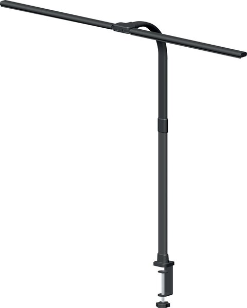 LED-Tischleuchte Nova, schwarz, Klemmfuß, Energieeffizienzklasse F, Lebensdauer Leuchtmittel 30.000 Stunden, dimmbar