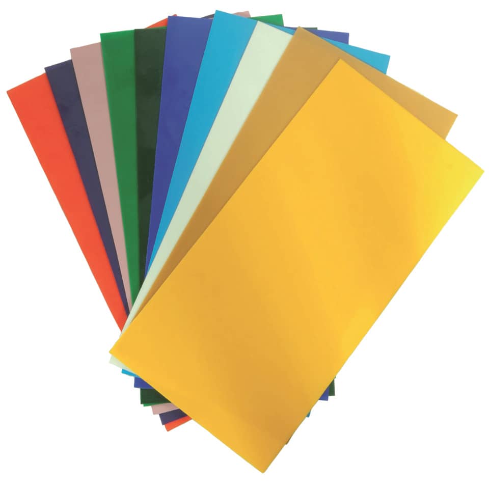 Wachsplatte, 200 x 100 mm, 10 Stück, uni sortiert  332004.028