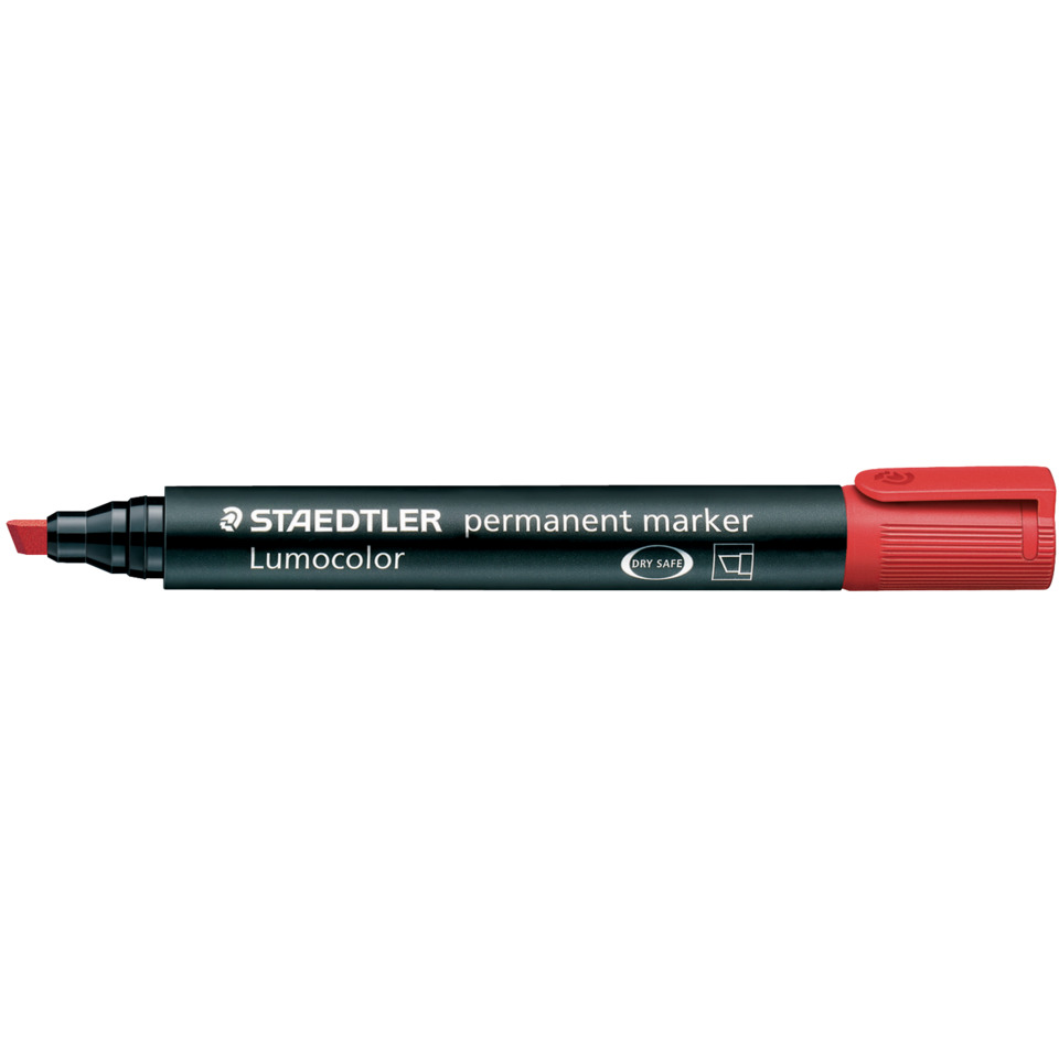Marker, Permanent marker, Lumocolor, Rot, Kühnenspitz