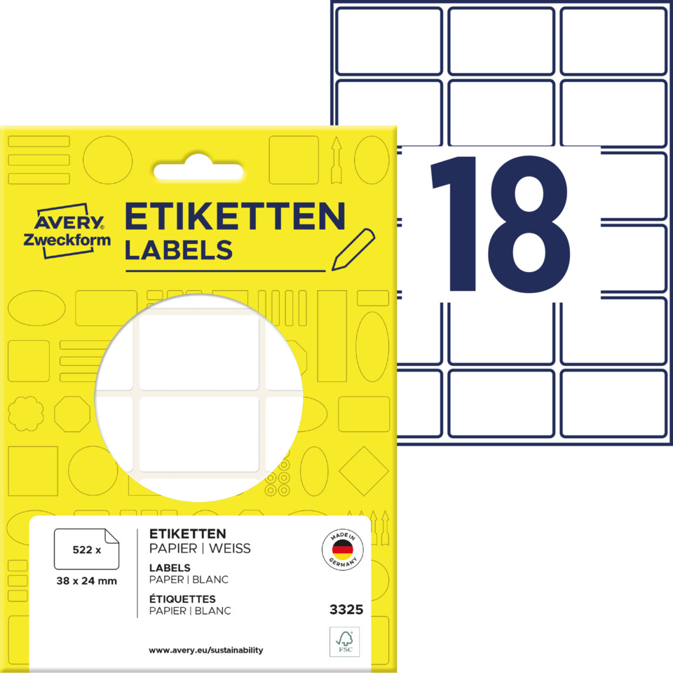 etiketten, labels, papier, weiß, 28x52
