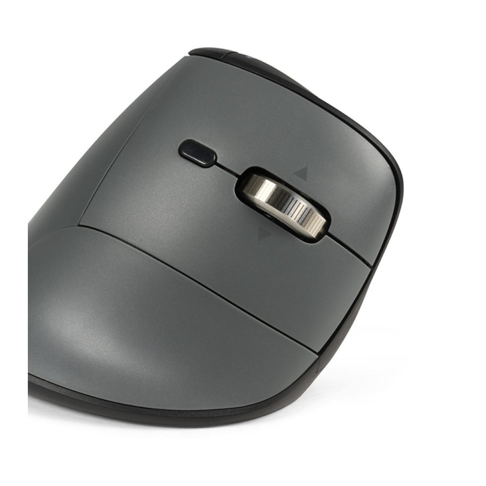drahtlose Maus, Computermaus, Optische Maus, Scrollrad, anthrazit