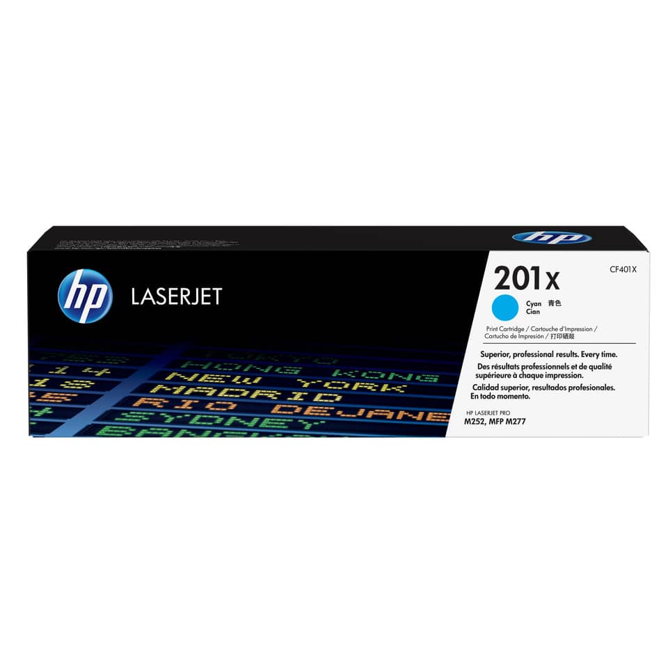Lasertjet?, HP, Toner, Cyan, 201x