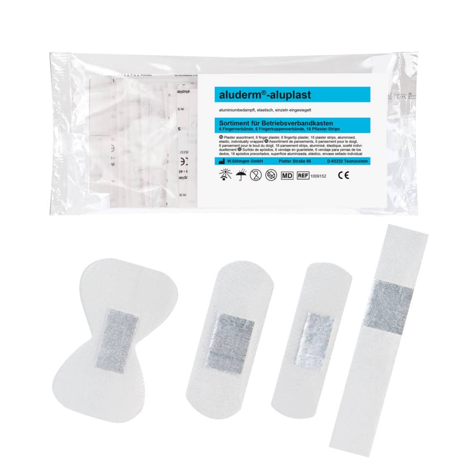 Wundverband, Klebepflaster, Medizinisches Set, Pflasterstreifen, Bandage
