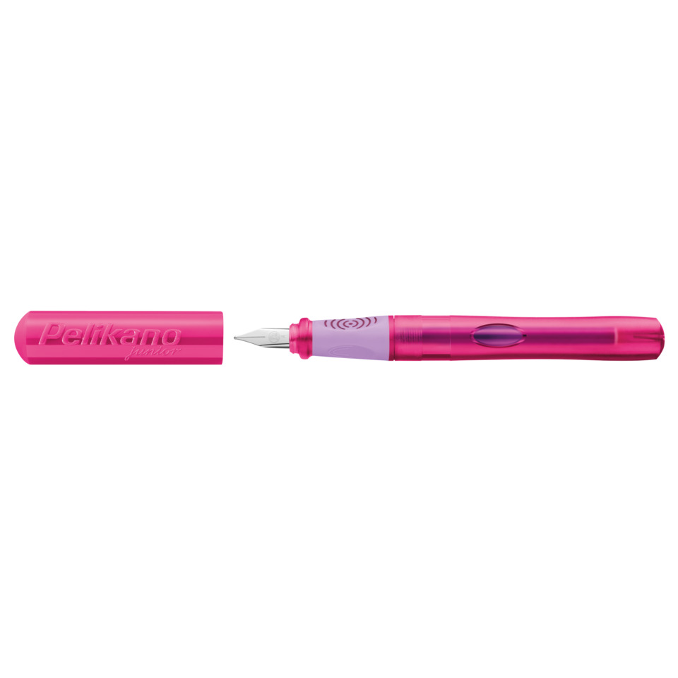 Fountain pen, Pink, Nib, Cap, Transparent body
