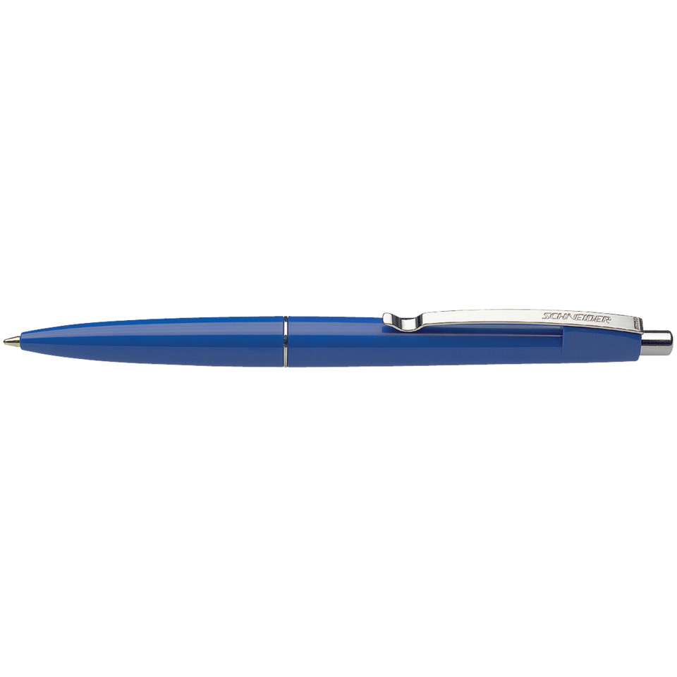 Kugelschreiber, blau, Stift, Metallclip, nachfüllbar