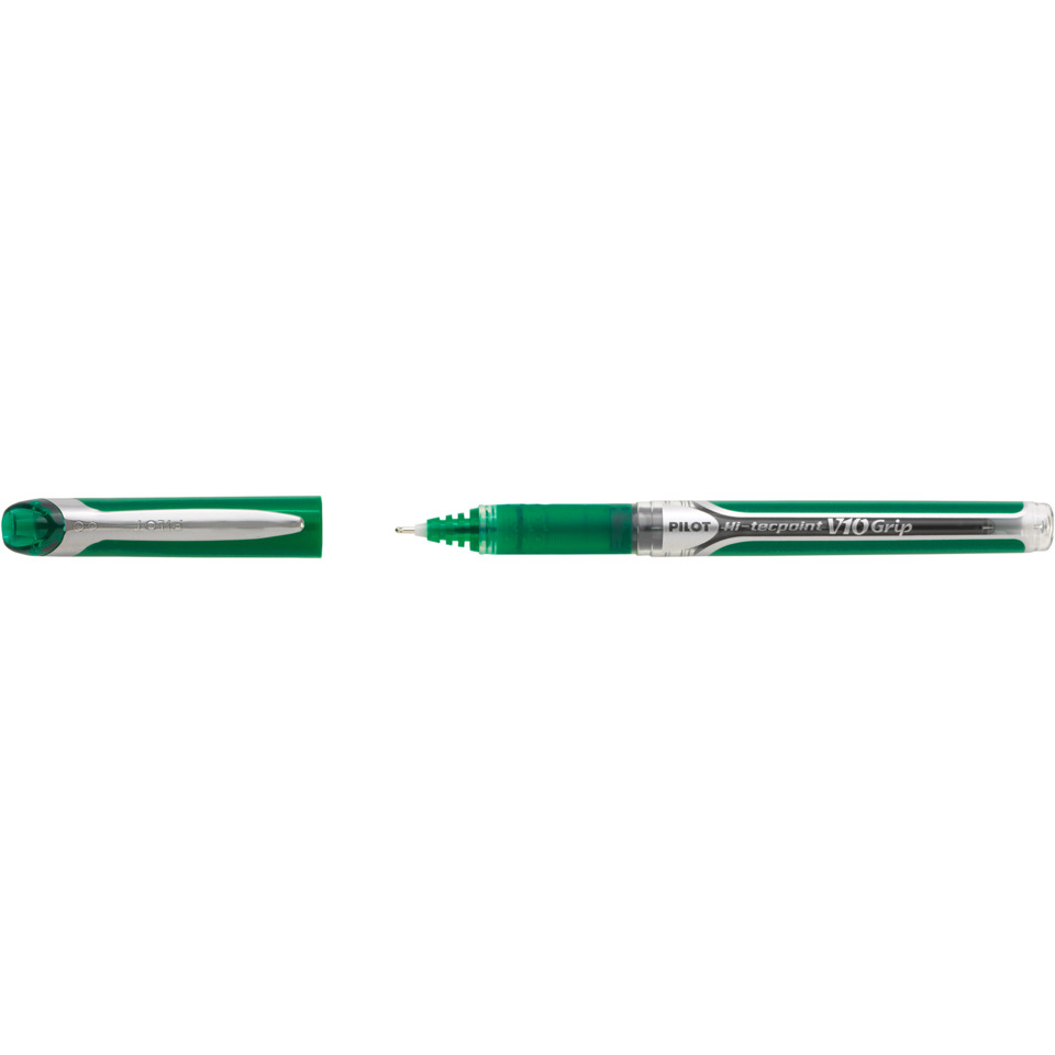 Griffstift, Tintenfüllhalter, Grün, Vierzylinder, Pilot V-Point Grip